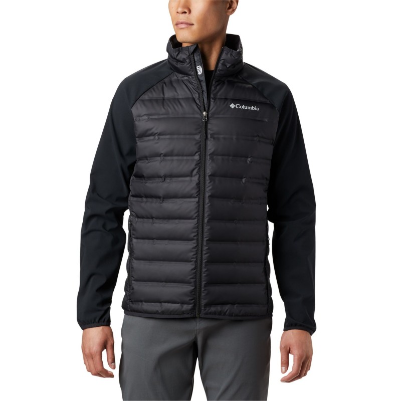 hybrid puffer jacket