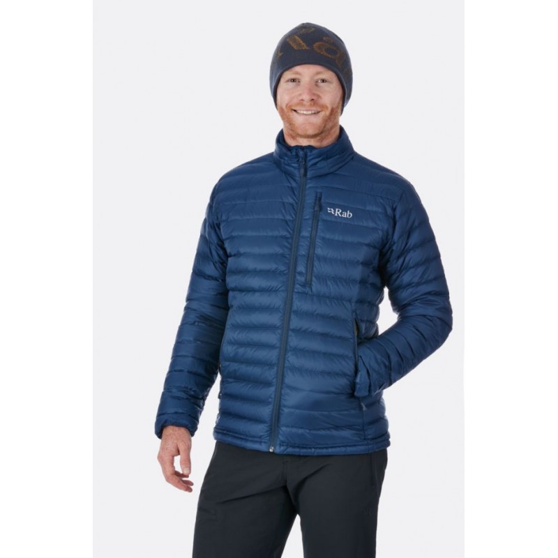 rab microlight jacket blue
