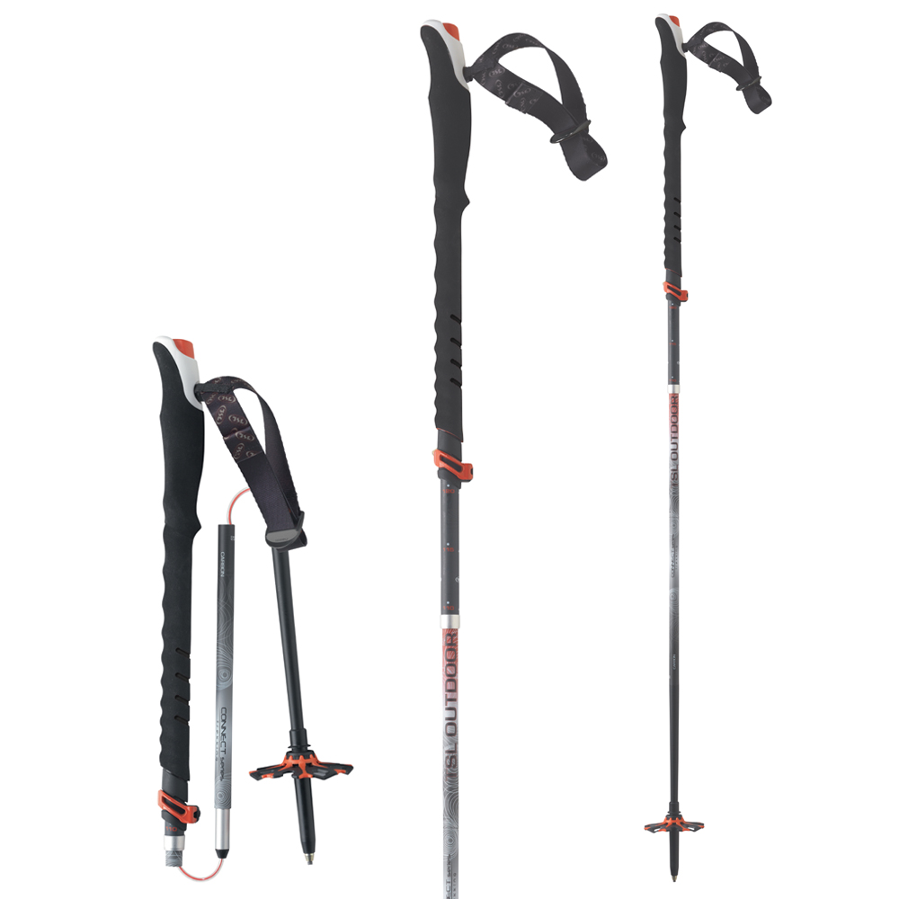 TSL Outdoor Connect Carbon 5 Cross ST - Bastoncini da trekking