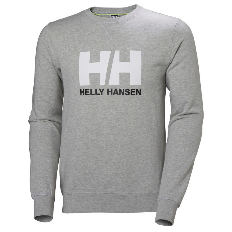 helly hansen hh logo crew sweat - sweatshirt - herren grey melange xl