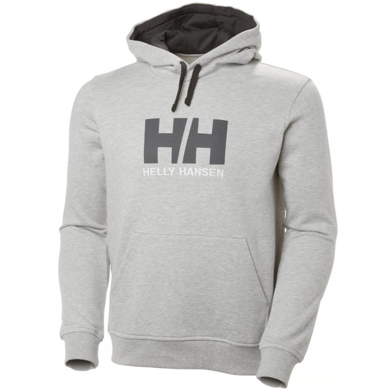 Helly Hansen Hh Logo Hoodie - Herren Grey Melange X M