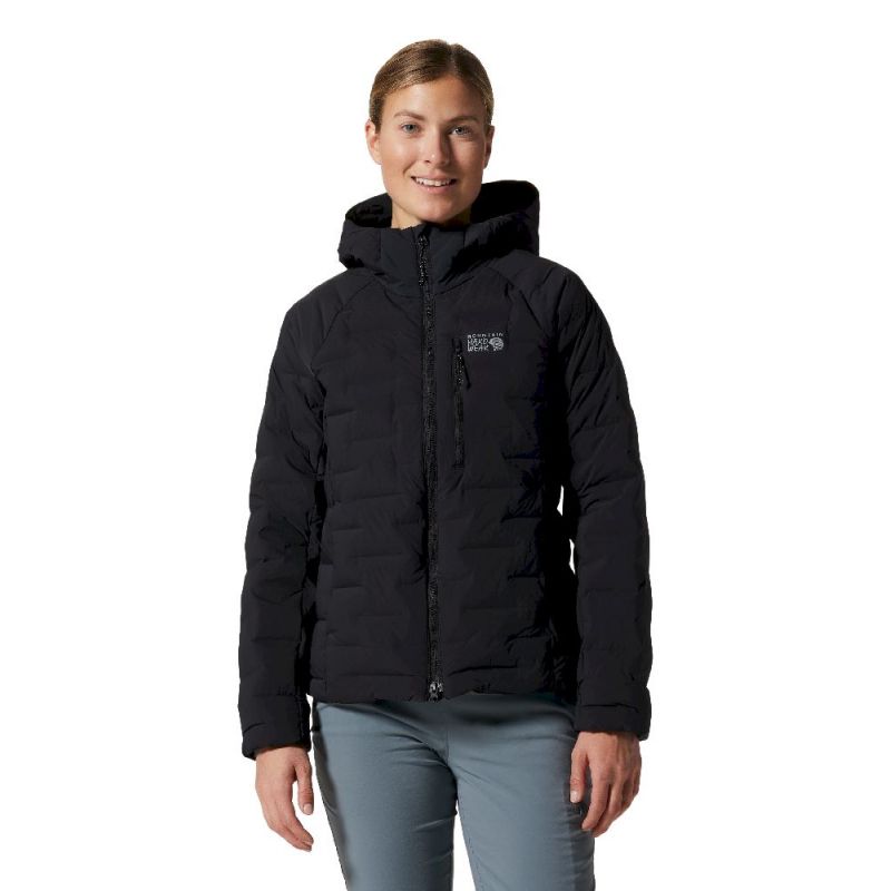 Mountain Hardwear Stretch Down Hooded Jacket - Daunenjacke - Damen Black M