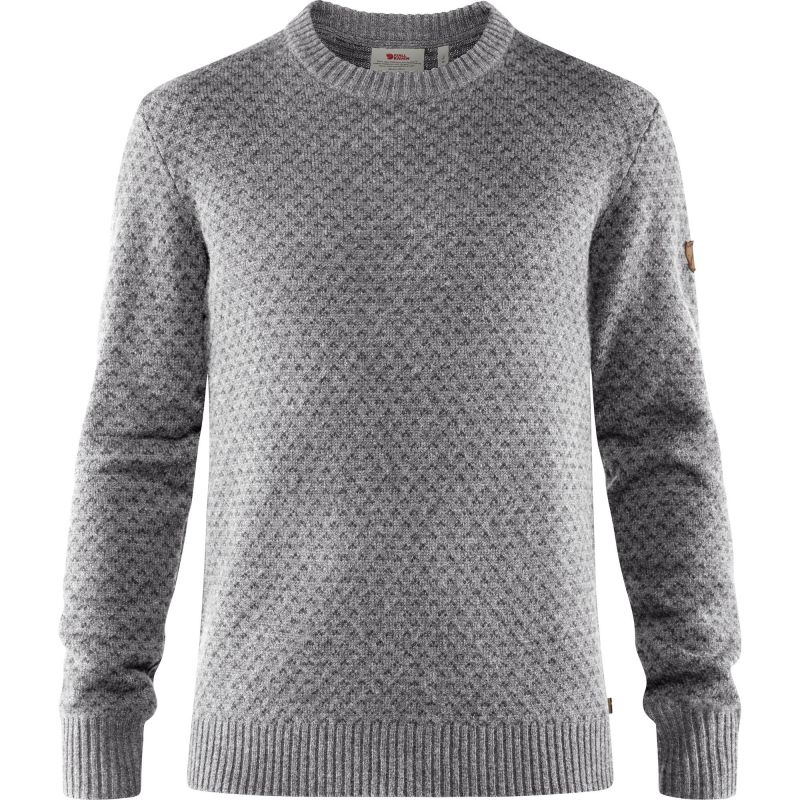 Fjällräven Övik Nordic Sweater - Pullover - Herren Grey M