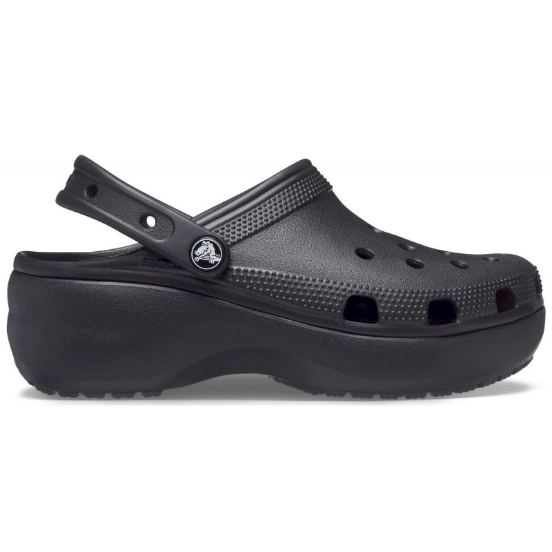 crocs classic platform clog - sandalen - damen black 37 - 38