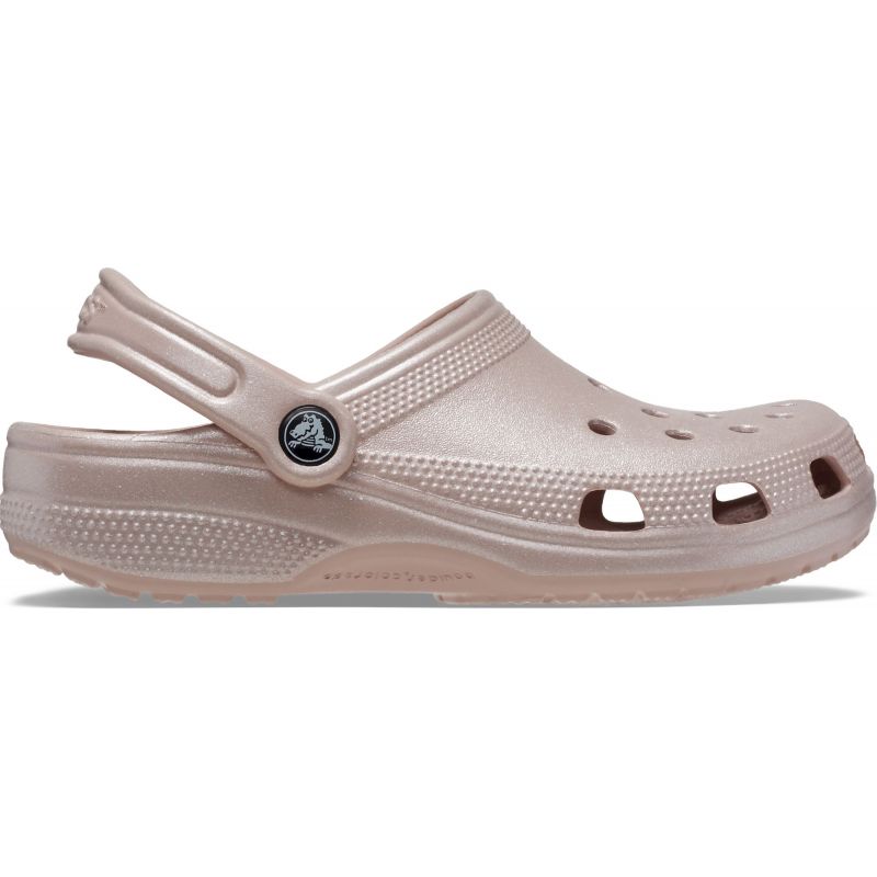 crocs classic shimmer clog - sandalen - damen pink clay 41 - 42