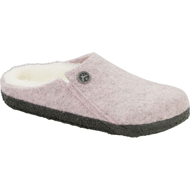 birkenstock zermatt kids shearling wool felt - wintersandalen - kind soft pink 34 - narrow fit