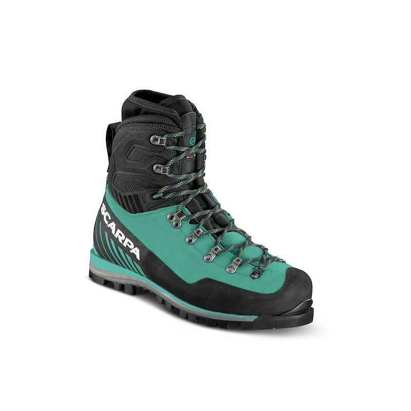scarpa mont blanc pro gtx wmn - bergschuhe - damen green blue 38